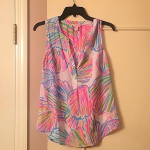 Lily Pulitzer sleeveless Stacey Resort Top